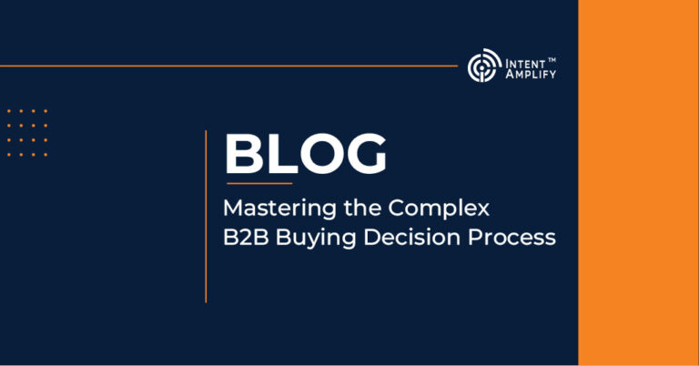 Mastering the Complex B2B Buying Decision Process